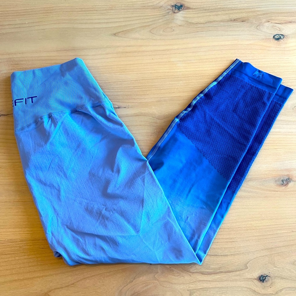 Seamless Leggings - Periwinkle Ombre - 2Luxe